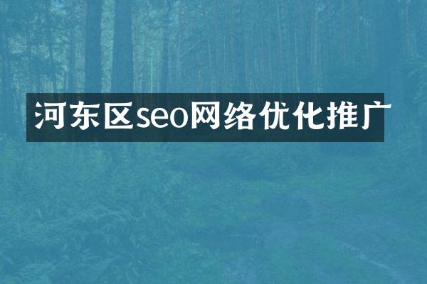河东区seo网络优化推广