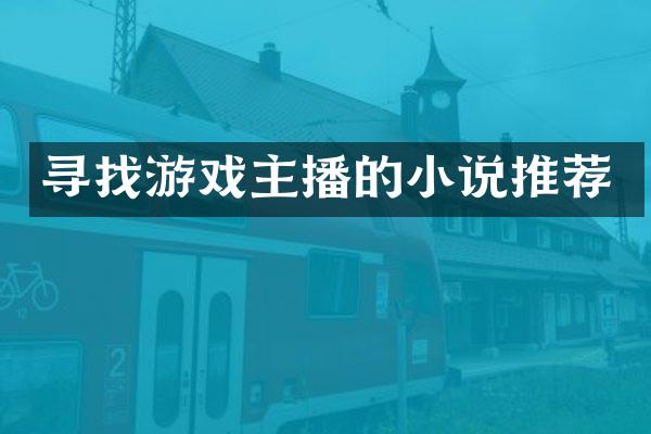 寻找游戏主播的小说推荐