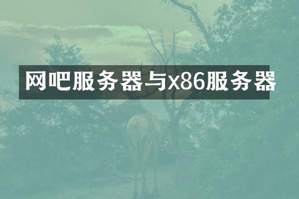 网吧服务器与x86服务器