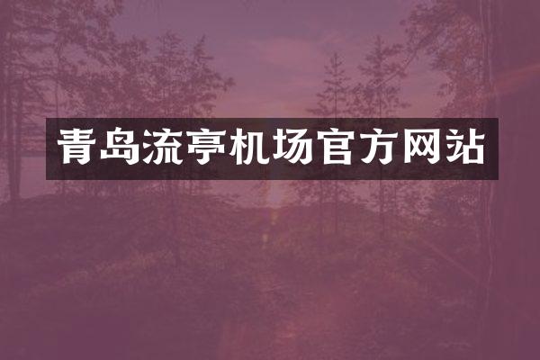 青岛流亭机场官方网站