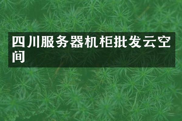 四川服务器机柜批发云空间