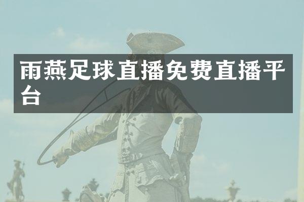 雨燕足球直播免费直播平台