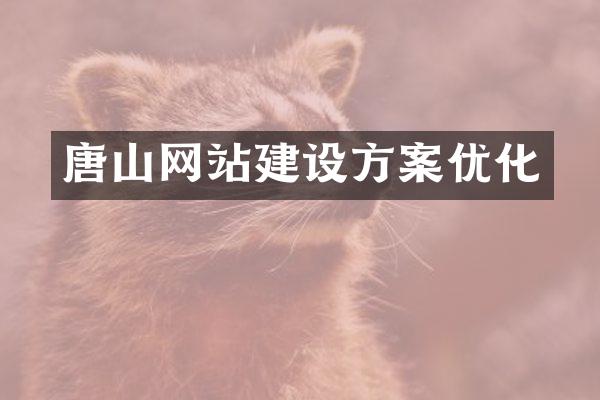 唐山网站建设方案优化