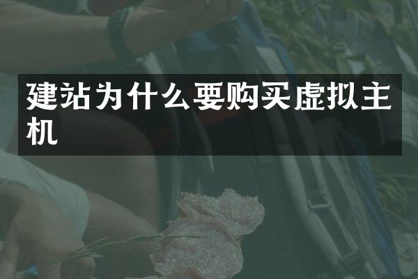 建站为什么要购买虚拟主机
