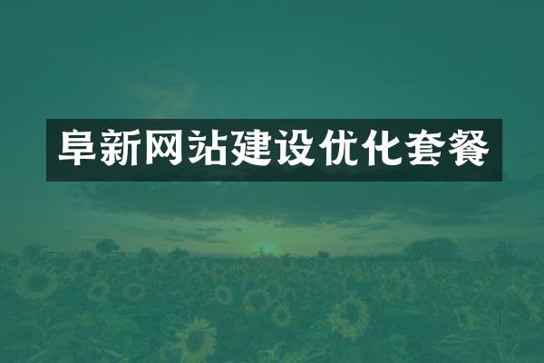 阜新网站建设优化套餐