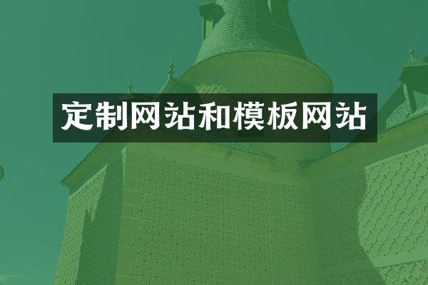 定制网站和模板网站