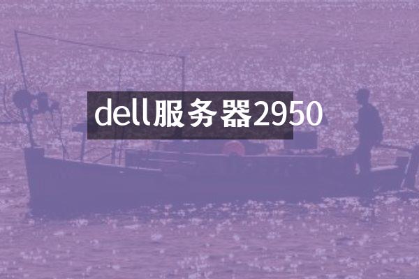dell服务器2950