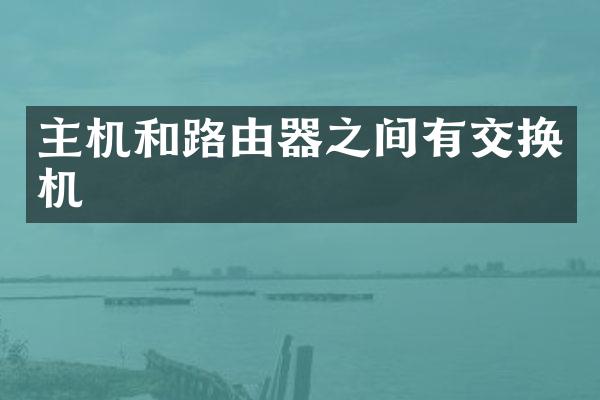 主机和路由器之间有交换机