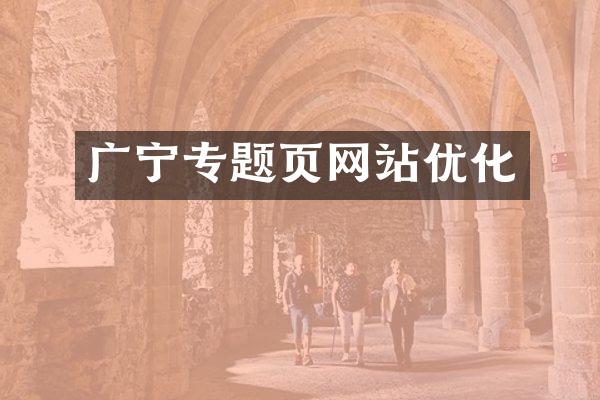 广宁专题页网站优化