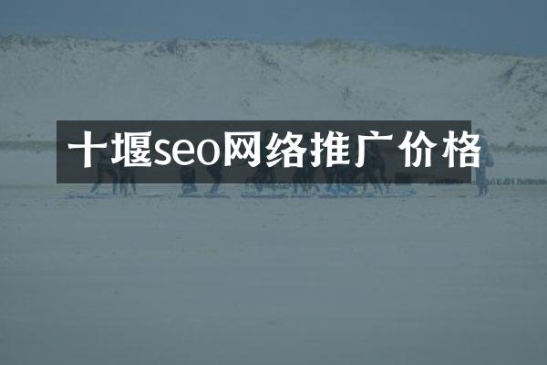 十堰seo网络推广价格