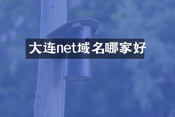 大连net域名哪家好