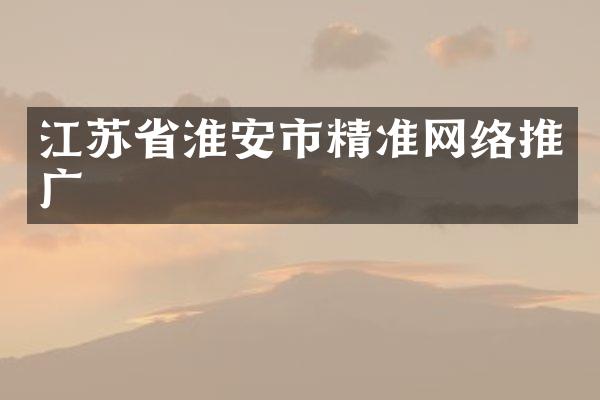 江苏省淮安市精准网络推广