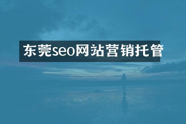东莞seo网站营销托管