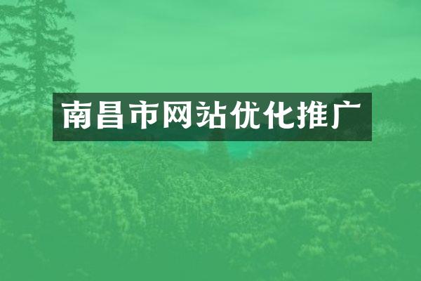 南昌市网站优化推广