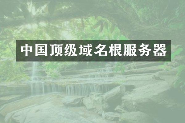 中国顶级域名根服务器