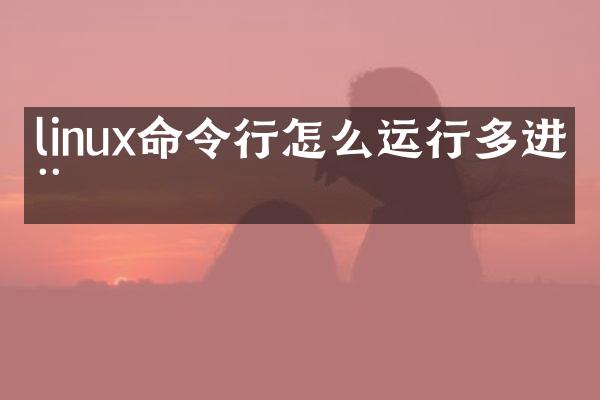 linux命令行怎么运行多进程