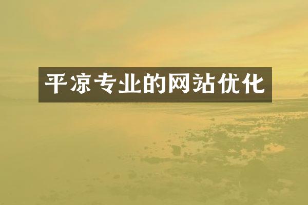 平凉专业的网站优化