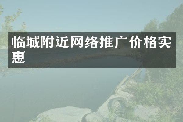 临城附近网络推广价格实惠