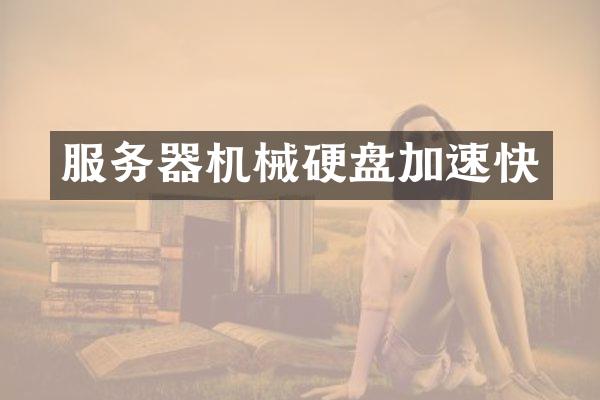服务器机械硬盘加速快