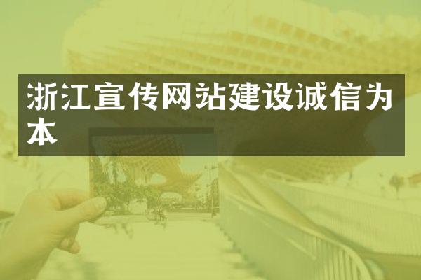 浙江宣传网站建设诚信为本