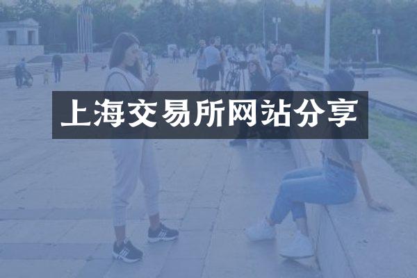 上海交易所网站分享