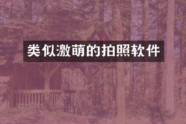 类似激萌的拍照软件