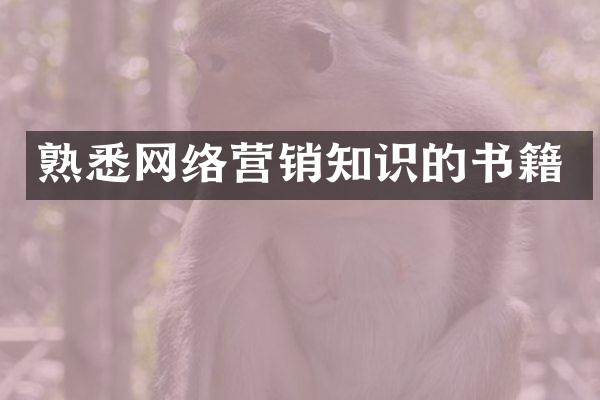 熟悉网络营销知识的书籍
