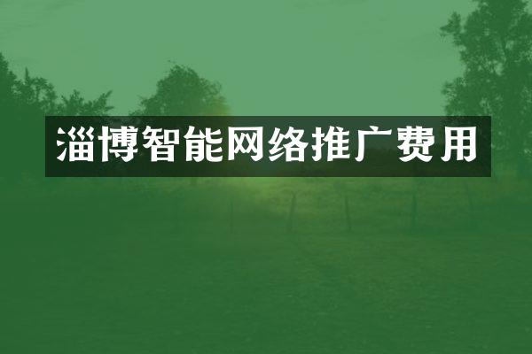 淄博智能网络推广费用