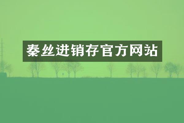 秦丝进销存官方网站