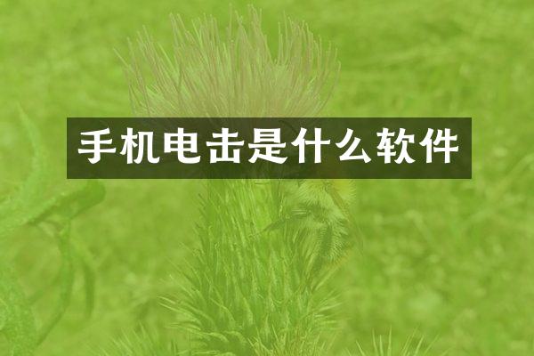 手机电击是什么软件
