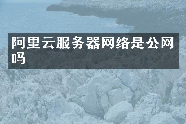 阿里云服务器网络是公网吗