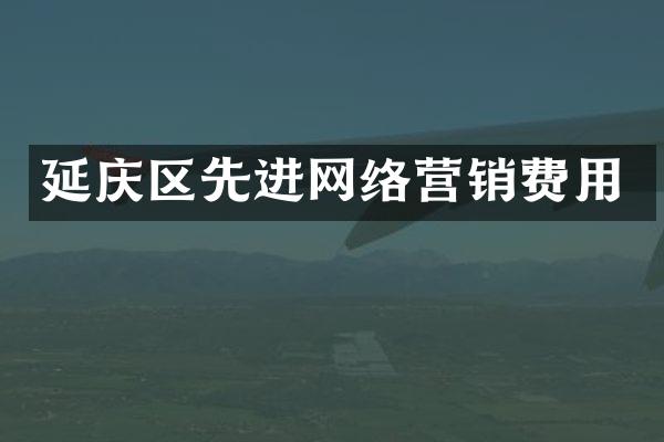 延庆区先进网络营销费用