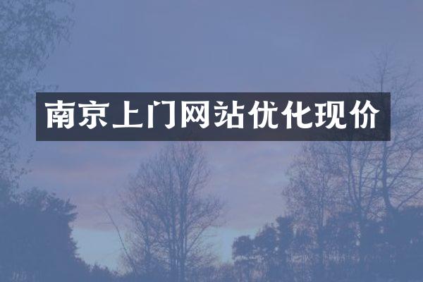 南京上门网站优化现价