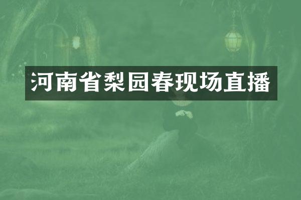 河南省梨园春现场直播
