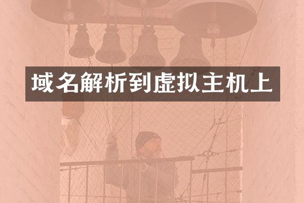 域名解析到虚拟主机上
