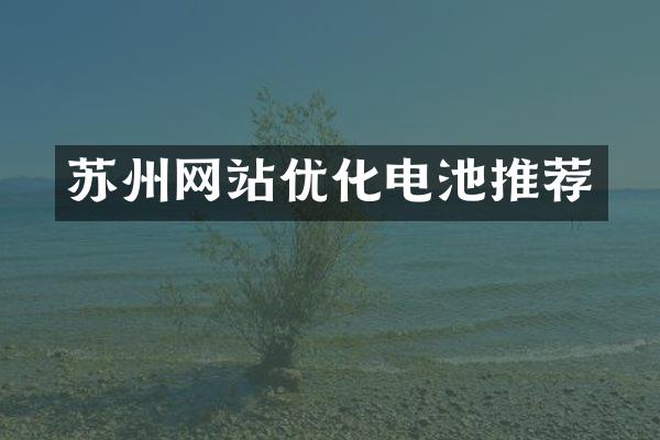 苏州网站优化电池推荐