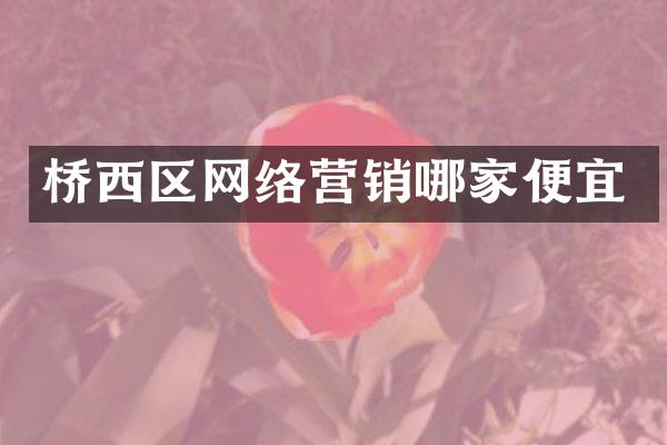 桥西区网络营销哪家便宜