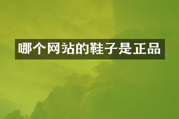 哪个网站的鞋子是正品