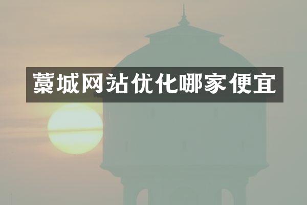 藁城网站优化哪家便宜
