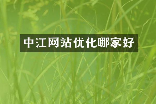 中江网站优化哪家好