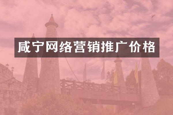 咸宁网络营销推广价格