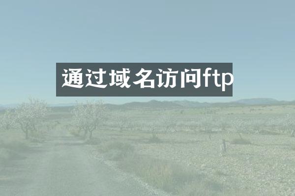 通过域名访问ftp