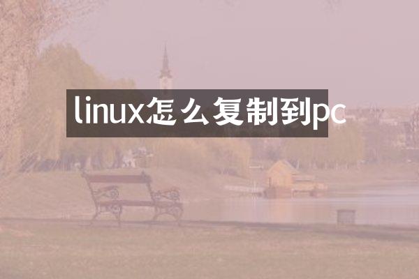 linux怎么复制到pc