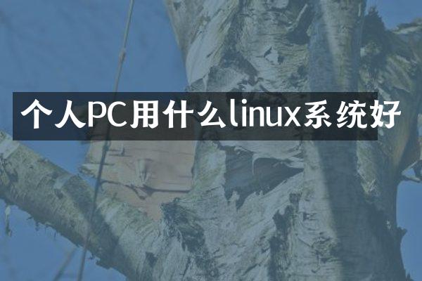 个人PC用什么linux系统好