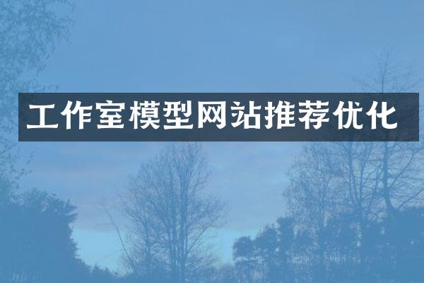 工作室模型网站推荐优化