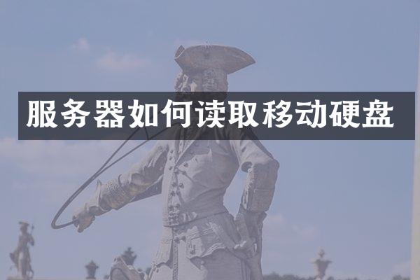 服务器如何读取移动硬盘