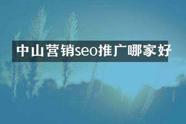 中山营销seo推广哪家好