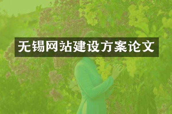 无锡网站建设方案论文