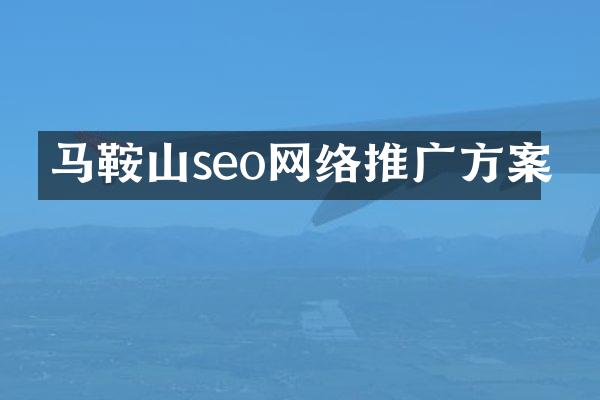 马鞍山seo网络推广方案
