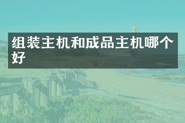 组装主机和成品主机哪个好